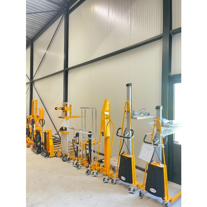 Stapelaar mini semi elektrisch 400 KG/ hefhoogte 1500mm