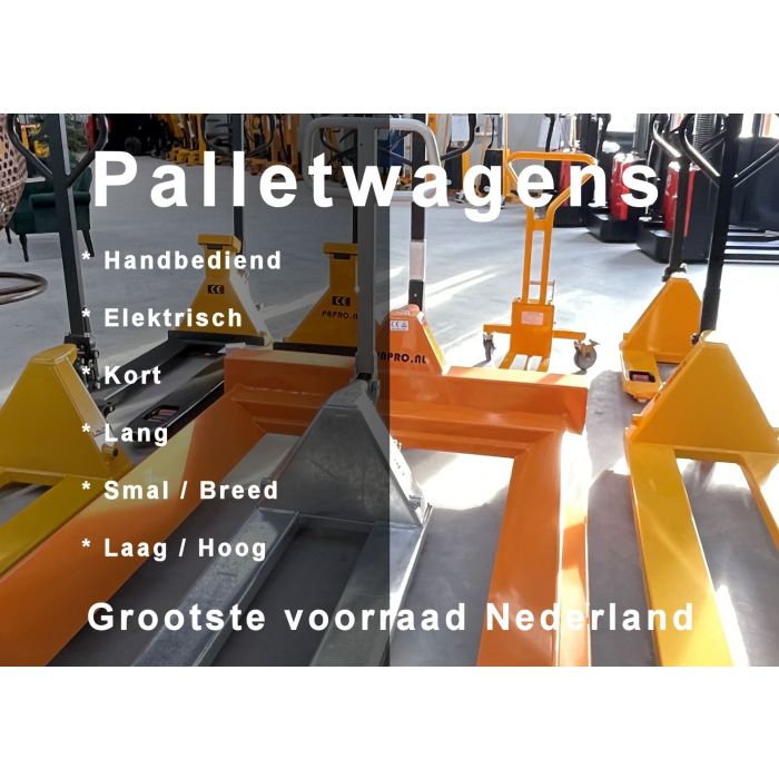 Palletwagen met lage lepels 51mm 1000mm L