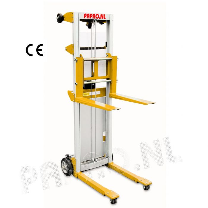 Stapelaar aluminium Handbediend hefhoogte 2500mm