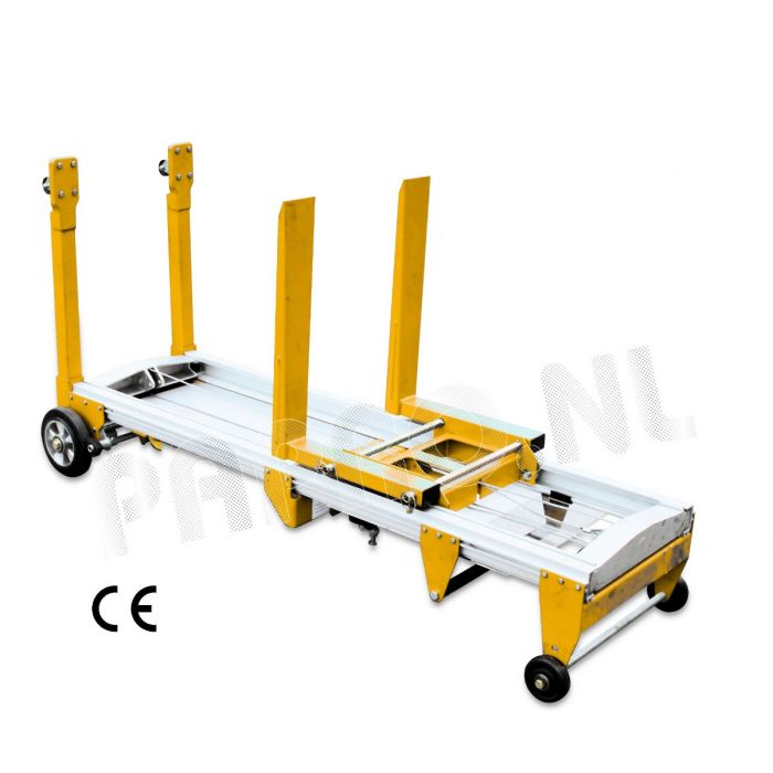 Stapelaar aluminium Handbediend hefhoogte 2500mm