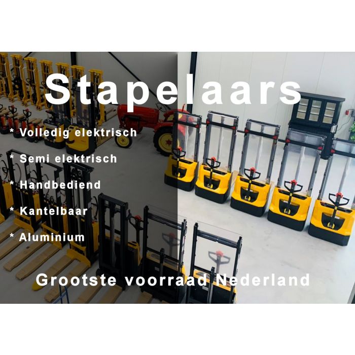 Stapelaar Handbediend hefhoogte 1600mm