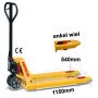 Palletwagen 2500 kg 1150mm L / wielen-rubber/enkel poly thumbnail